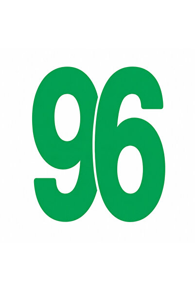 Generic ملصق سيارة لليوم الوطني السعودي الأخضر 96 - ملصق فينيل فاخر مقاوم للم...