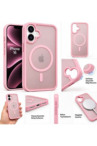 Case PREMİUM iPhone 16 MagSafe Uyumlu Kılıf