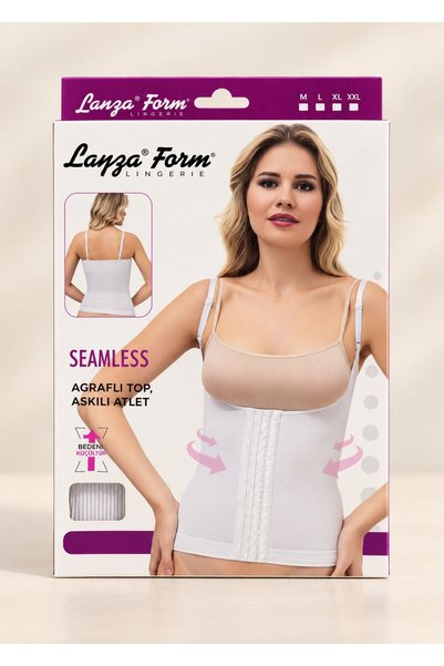 LİLLİESTOREE Layza form agraflı toparlayıcı askılı atlet