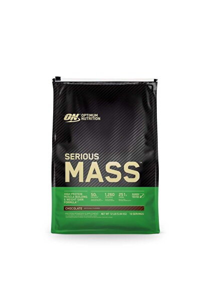 Optimum Nutrition مكمل زيادة الوزن سيرياس ماس - بنكهة الشوكولاتة - 12 رطل