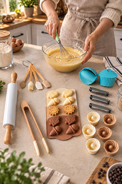 Kitchen Way Silvora pasta cream cake set