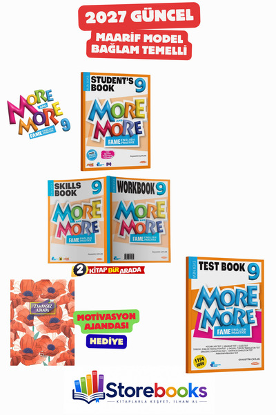 Kurmay ELT 9.Sınıf More&More Students Books + Workbook & Skılls Book (2 LI SE...