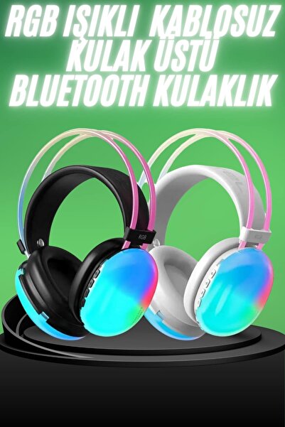 ART3 Yeni Nesil Kulak Üstü Kablosuz Uzun Ömürlü RGB Işıklı Bluetooth Kulaklık