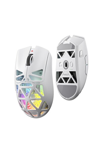 Aula SC620 PAW3311 12000 DPI 1000Hz Tri-Mode Kablolu Kablosuz Gaming Oyuncu M...