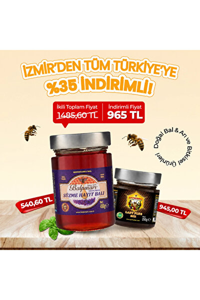 Balpınarı Hanımlara Özel ! | Süzme Hayıt Balı 450 g & Apitherbal Lady Plus Mi...