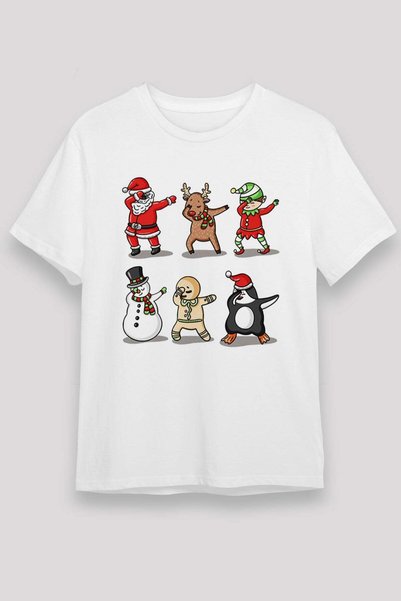 Darkhane Christmas New Year Christmas White Unisex T-Shirt T-Shirt
