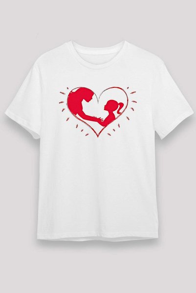 Darkhane Mother's Day Unisex Printed White T-Shirt - Tshirt