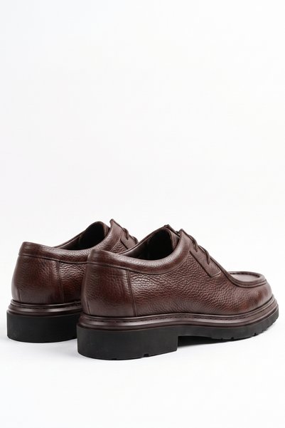 LUSIVE 100% Genuine Leather Brown Casual Comfortable Classic Men's Shoes Luass30Al0060