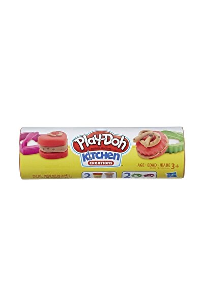 Hasbro Play-Doh Κουτί Μπισκότων Παιχνιδιών Φαγητού με 2 Χρώματα (Μπισκότο με ...