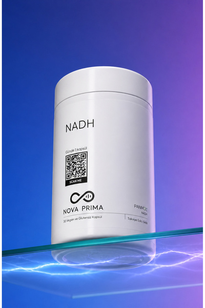 Nova Prima NADH 200 mg PANMOL Aktif NADH + D-Riboz 30 Kapsül