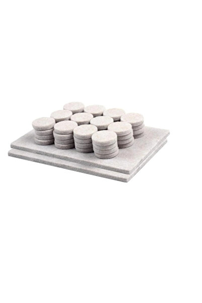 Kelydi Set 50 protectii pentru picioarele scaunelor Kelydi, pasla, bej