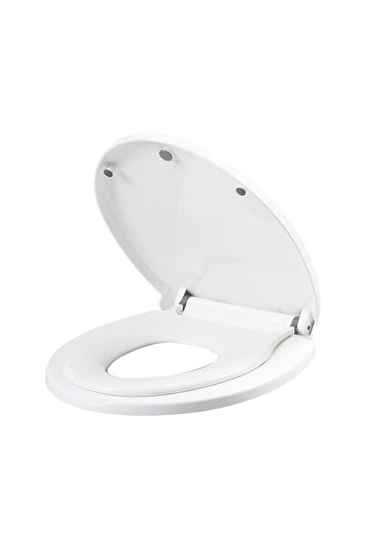Generic Brand Capac cu Reductie 2 de Toaleta in 1, Instalare Usoara, Perlat, ...