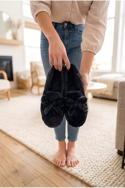 Moda Frato BR-33 Fiyonklu Kadın Ev Babeti Kışlık İçi Yünlü Ev Ayakkabısı Panduf Çeyiz Bohça Söz Nişan Ayakkabıs