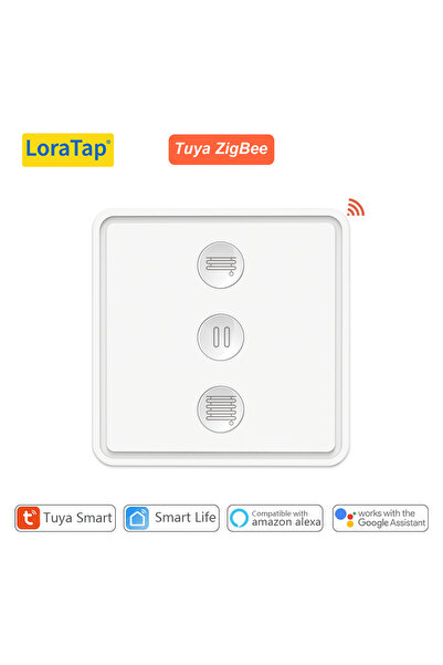 Choice Curtain Switch LoraTap ZigBee 3.0 Tuya Smart Life Blinds Pushbutton 80...