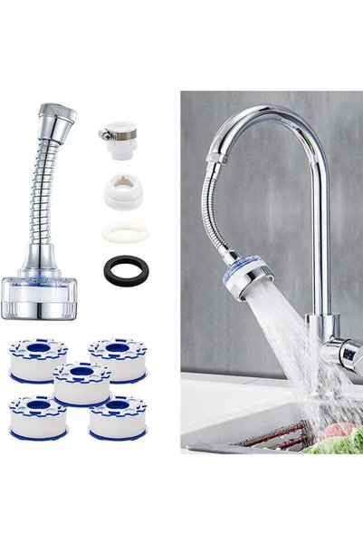 Yelajoy Water Filter,Faucet Water Filter Set,360°Rotating Filter Shower Head ...