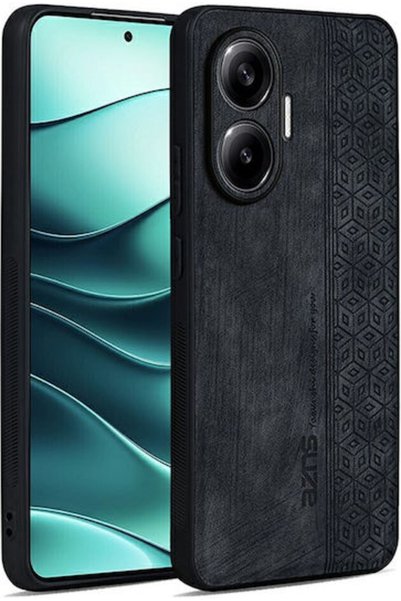 OEM 3D Ανάγλυφη Πλαστική Μαύρη Πίσω Θήκη (Poco F7)