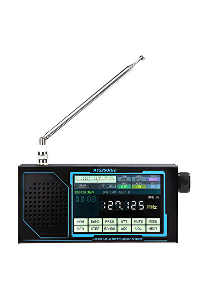 HamGeek ATS25 ULTRA SDR Radyo Alıcısı FM SW SSB MW LW AIR Band, Bluetooth WiF...