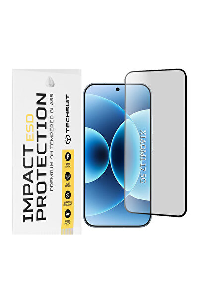 Techsuit Folie de protecție pentru Xiaomi 17, Sticlă ESD - negru