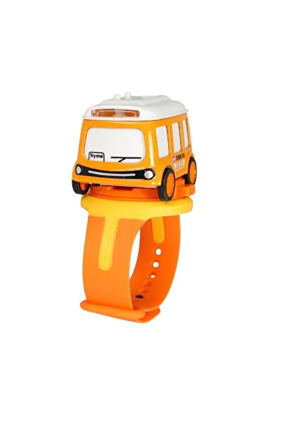 Generic Brand Jucarie pentru cei mici, autobuz-ceas Chihlimbar