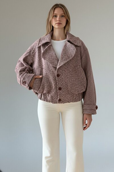 Zora Butik Balıksırtı Premium Bomber Ceket