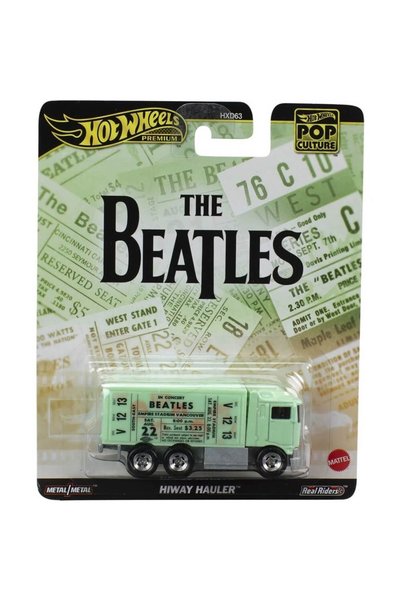 mattel Hot Wheels Ποπ Κουλτούρα Οι Μπίτλετς Φορτηγό Μεταφοράς Αυτοκινητοδρόμω...