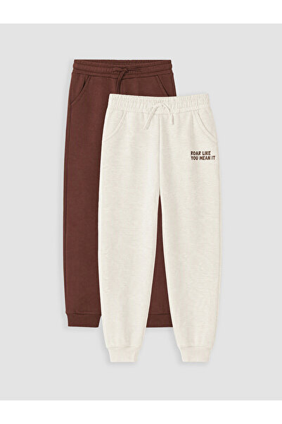 LC Waikiki Printed Boys' Jogger Sweatpants 2-Pack