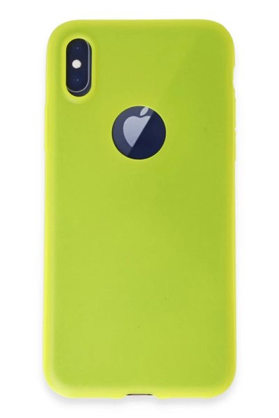 Generic Brand Apple iphone x case first silicone - bright yellow