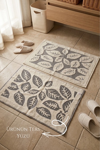 TAYA HOME %100 Pamuk Banyo Ayak Havlusu 50x70 cm Yumuşak Yüksek Emici Kalın D...