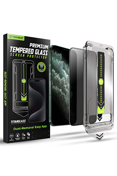 Techsuit Folie de protecție pentru iPhone 11 Pro Max, TitanGlass FullCover - ...