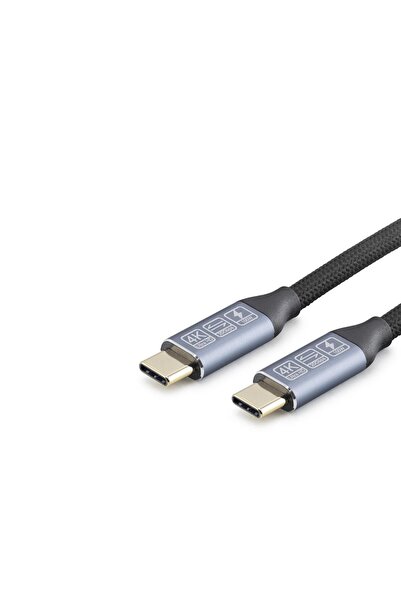 Type-C Usb 3.2 Gen2 20 Gbps 100W 4K 60Hz Şarj Ve Data Kablosu 1.5 M Siyah HDX7882 TG84YUB-587HFC