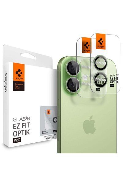 Spigen Folie de protecție pentru iPhone 16, (pachet de 2) Sticlă de protecție...