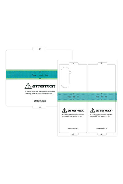 OEM Folie de protecție hidrogel compatibilă cu Galaxy Z Fold 5 - transparentă