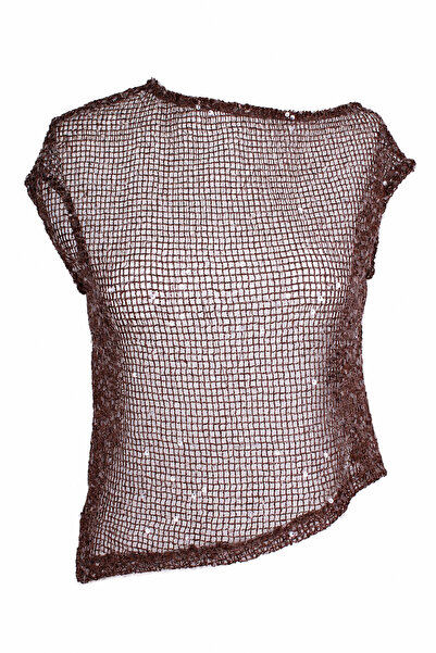 trender 11071 Brown Women's Blouse 27Kln2000072