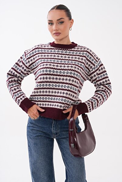 DazzUp Women's Patterned Sweater