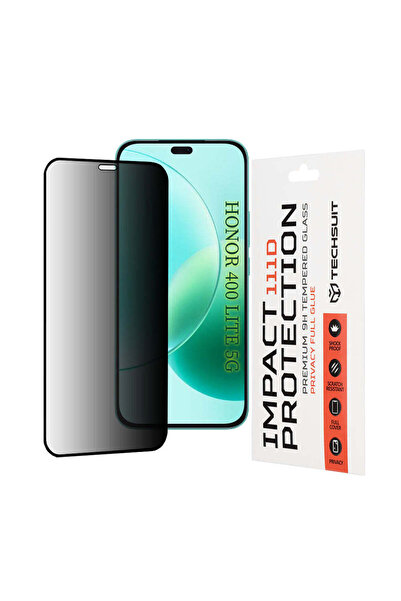 Techsuit Folie de protecție pentru Honor X8b, 111D Privacy Full Glue - negru