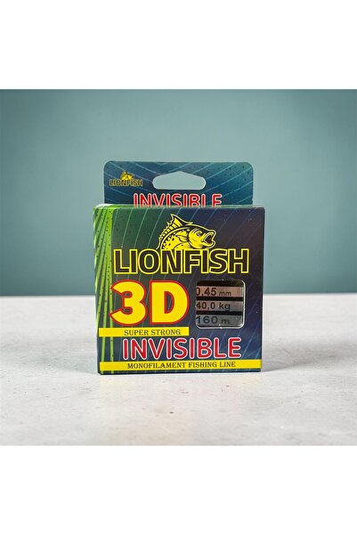 Biyonik 3D Görünmez Misina - Yüksek Düğüm Mukavemetli Hızlı Batan Olta Misinası 0.37-0.45-0.50mm