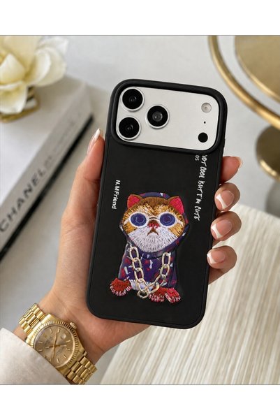 KILIF HOUSE Iphone 17 Pro Uyumlu Kamera Korumalı Nakışlı Cool Animals Figürlü...