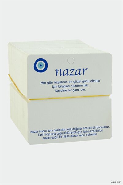 ZERO LAND Ilkestor Nazar Bracelet (210511) Card White