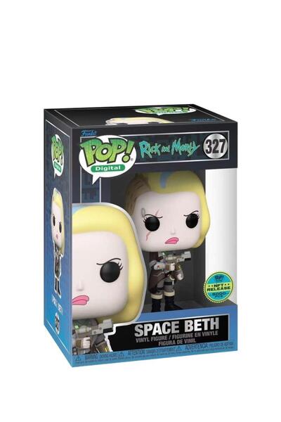 Funko Rick and Morty - Space Beth Digital NFT Release #327 VAULTED Nadir figür