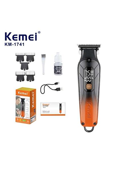 Kemei KM-1741 - Professional Rechargeable Electric Shaver for Men