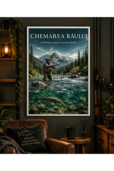 Miutic Print Studio Tablou decorativ „Chemarea Râului” – Tablou premium pentr...