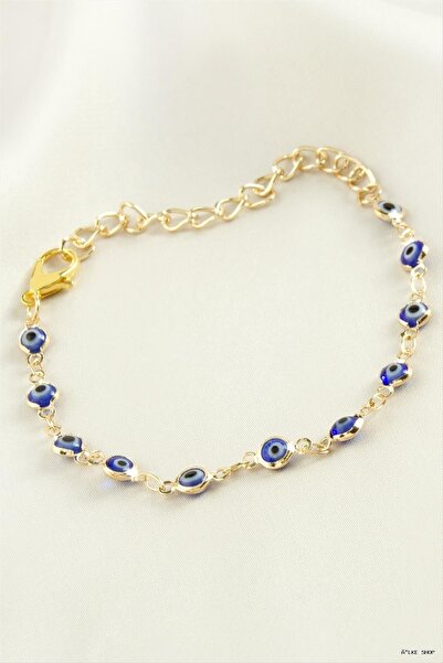 ZERO LAND Ilkestor Nazar Boncuk Mineli (205805) Bracelet Blue