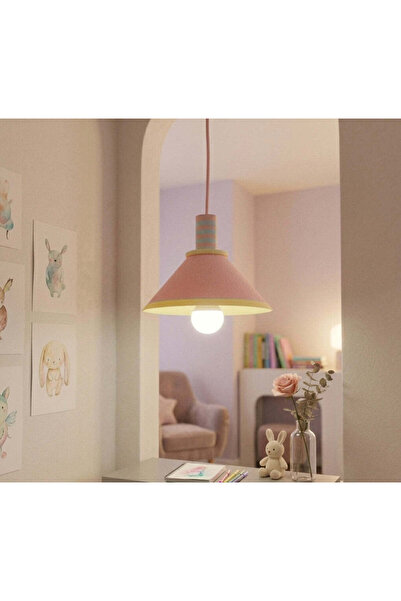ESL Decor Pastel Tonlarda Özel Tasarım Dokulu Dekoratif Avize