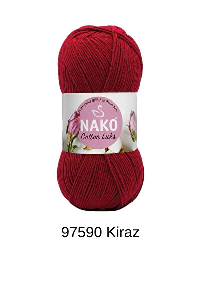 hobi dünyası evim 1 piece nako cotton lux 100 gram 330 meter vest scarf beani...