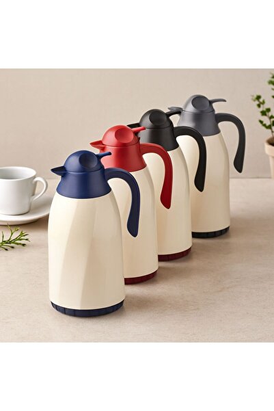 Mestore 1.3L Retro Plastic Thermos with Glass Chamber