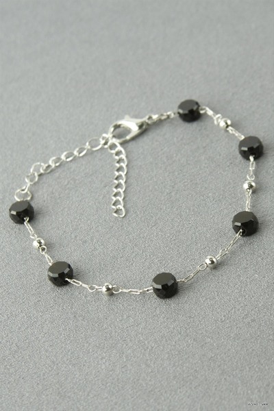 ZERO LAND Ilkestor Round Crystal Stone Bracelet (224152) Silver Color