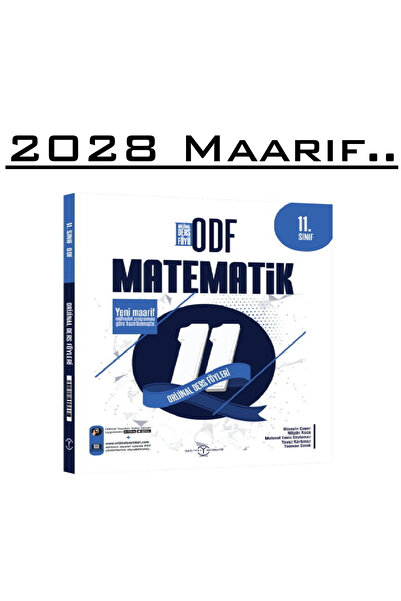 Orijinal Yayınları 11. Sınıf Matematik ODF Maarif Orijinal Ders Föyleri 2028 ...