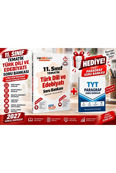 Çap Yayınları 2027 GÜNCEL MÜFREDAT 11.SINIF EDEBİYAT SORU BANKASI-PARAGRAF SO...