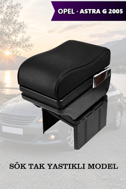 Automod opel astra g 2005 uyumlu siyah renk kol dayama lüks tip küllüklü bard...