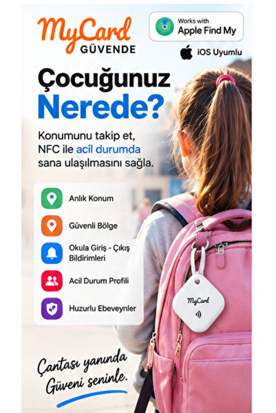 mycard Güvende – Öğrenci Konum Takip ve NFC Veli İletişim Kartı - iOS